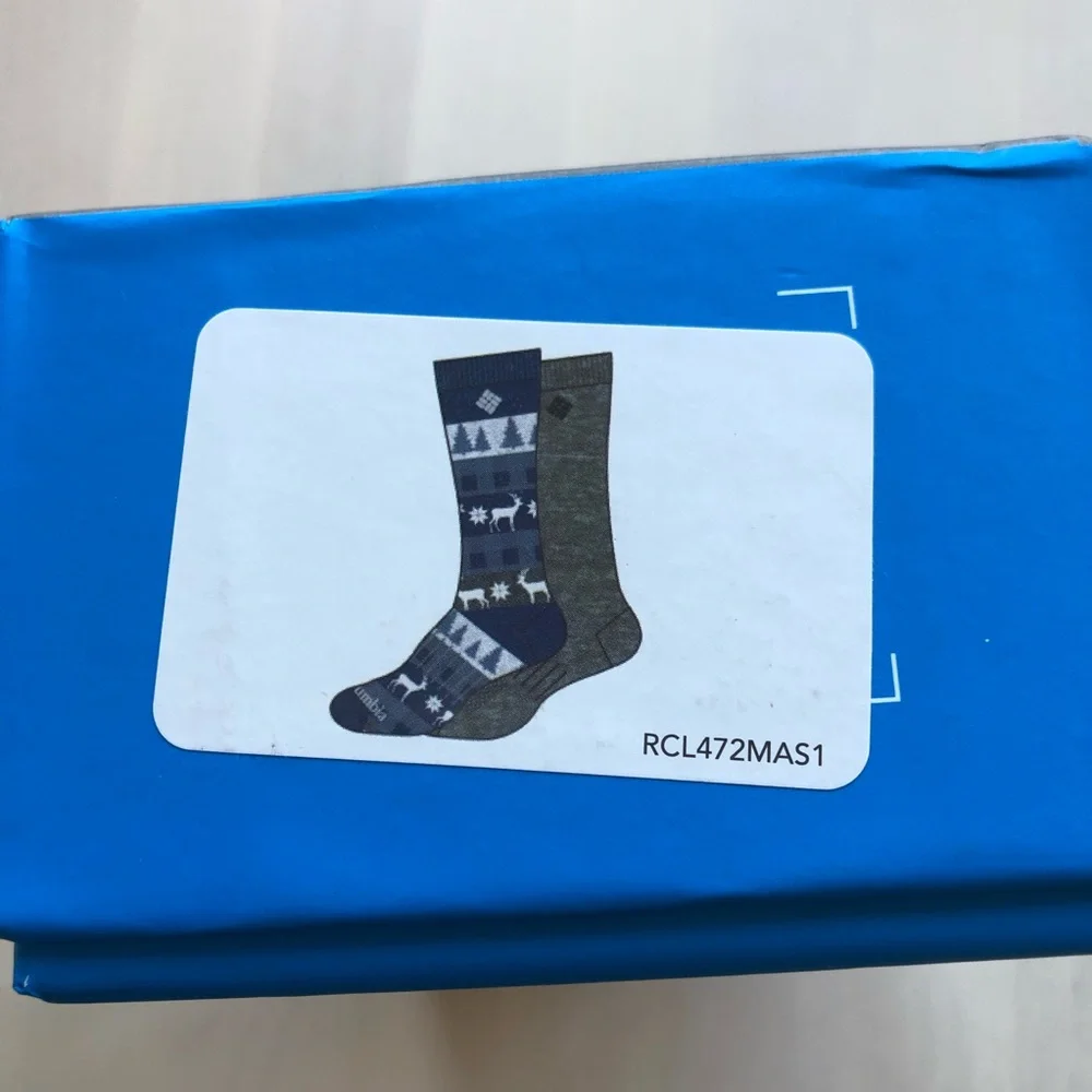 New Columbia Wool Socks Box Set